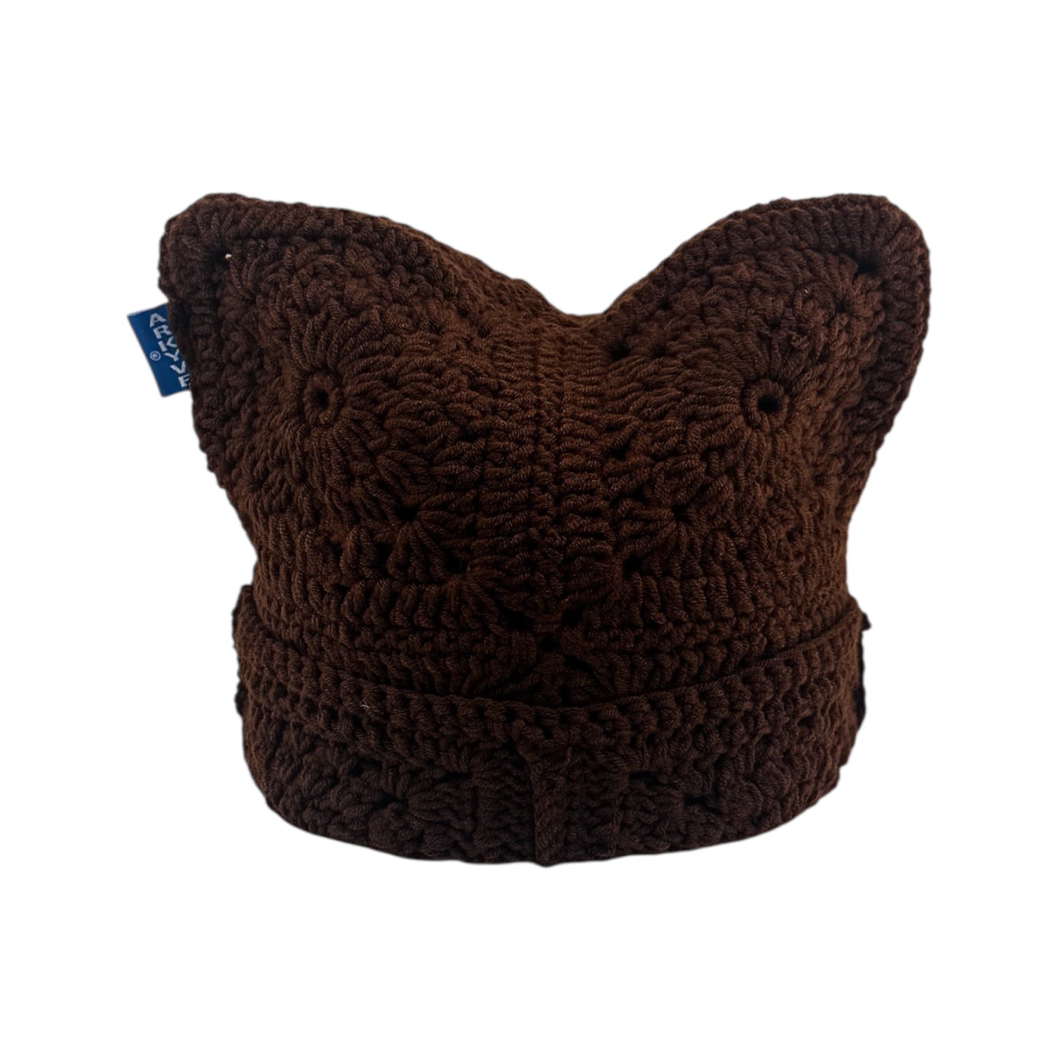 Chocolate Crochet Cat Hat – Arkyve