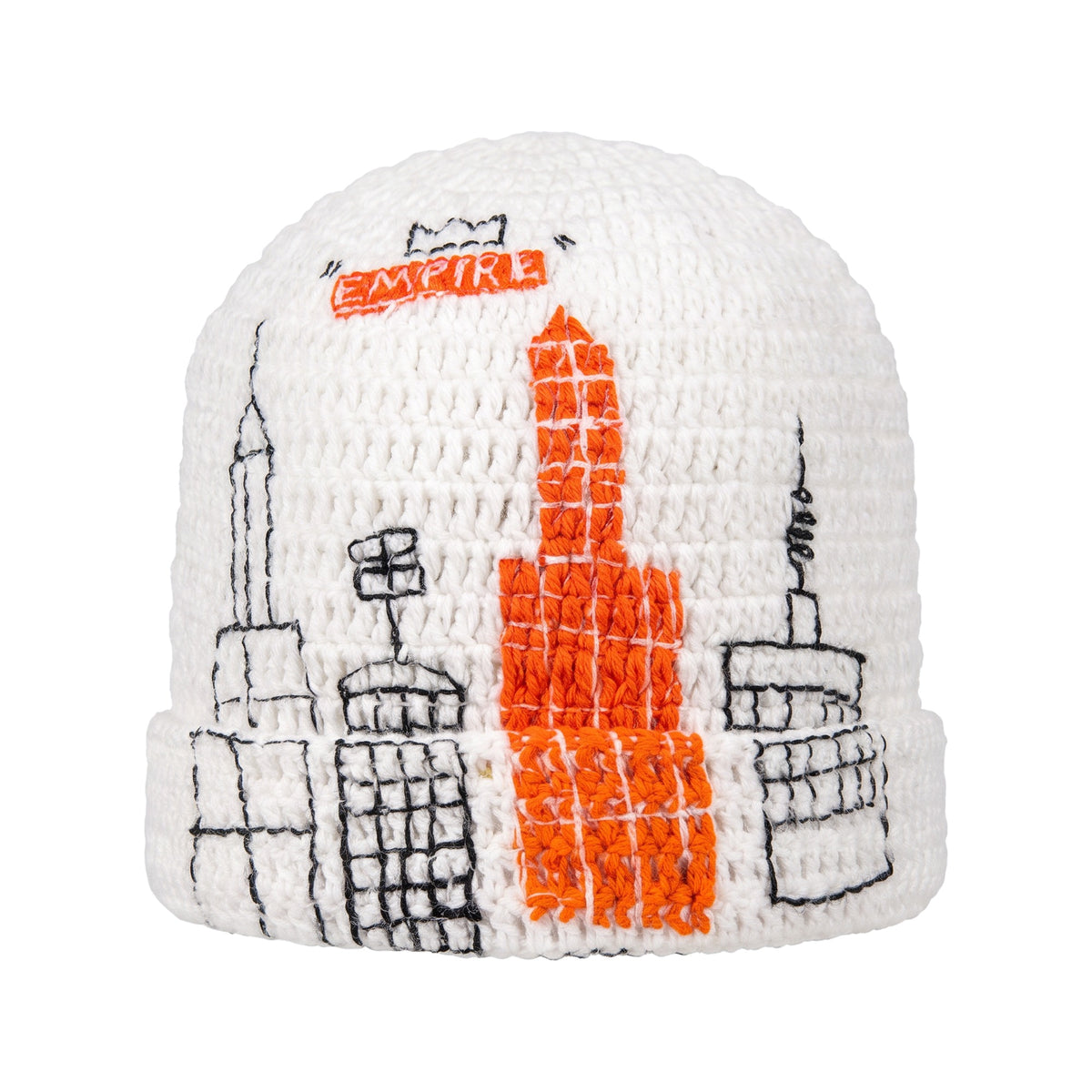 Arkyve X Basquiat "Mecca" Crochet Beanie