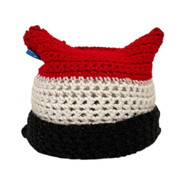 Candy Stripe Crochet Cat Hat (1of1)