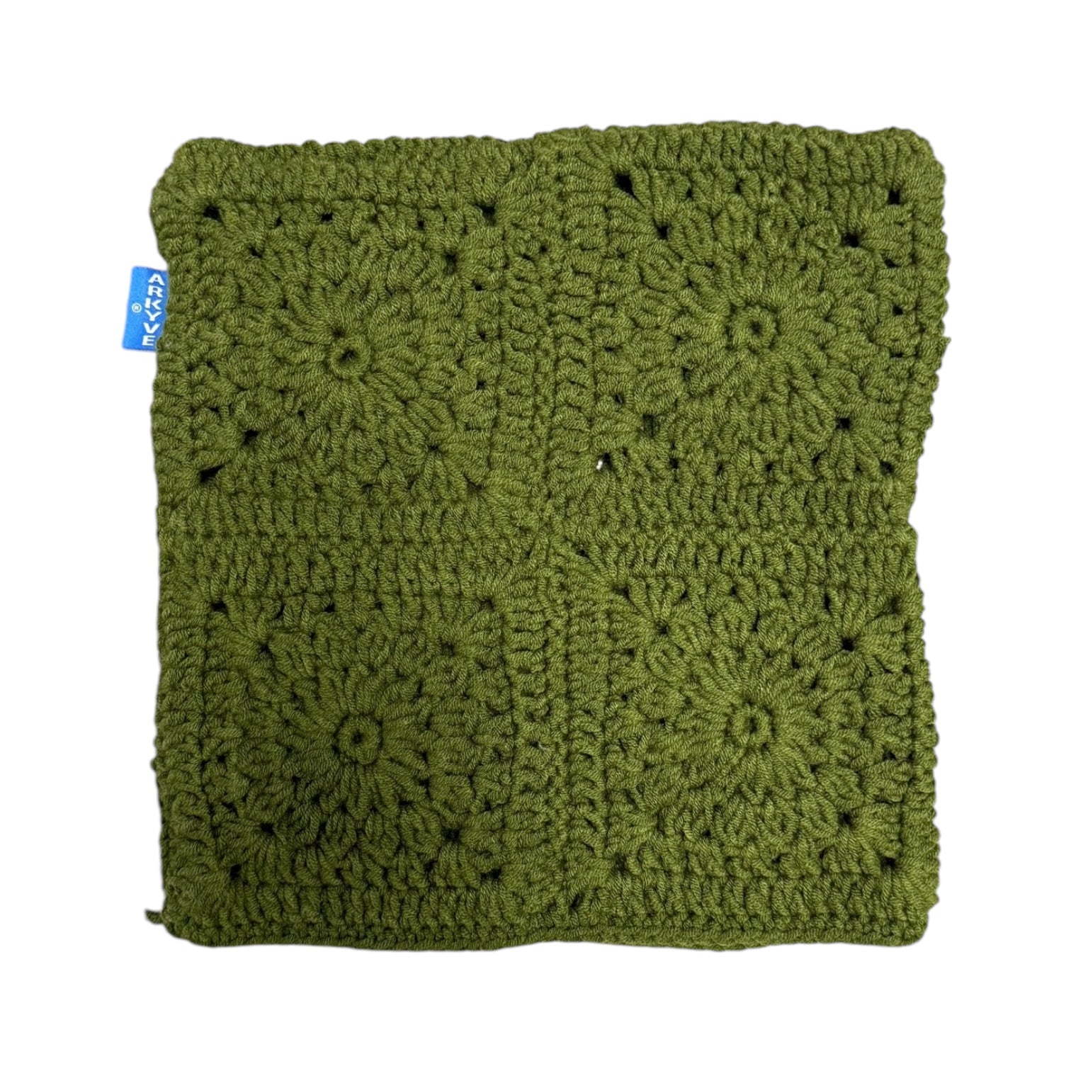 Pine Green Crochet Cat Hat