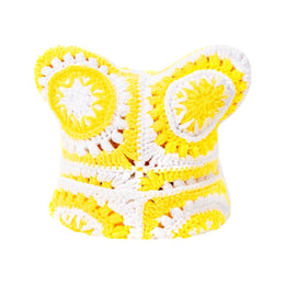 Sunny Burst Crochet Cat Hat
