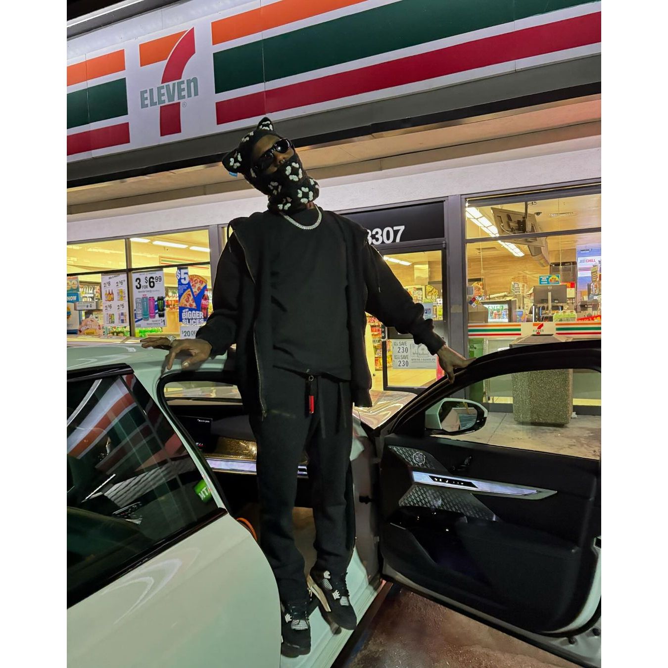 Obsidian Crochet Ski Mask