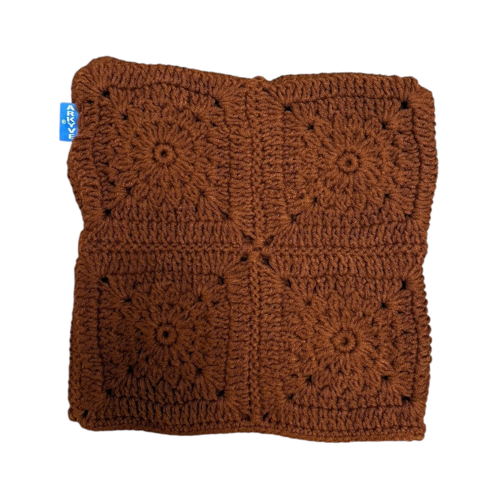 Chocolate Crochet Cat Hat