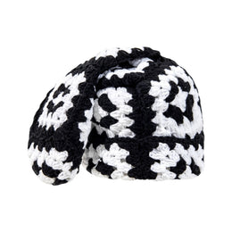 Mono Square Crochet Sock Hat