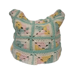 Cotton Candy Crochet Cat Hat (1of1)