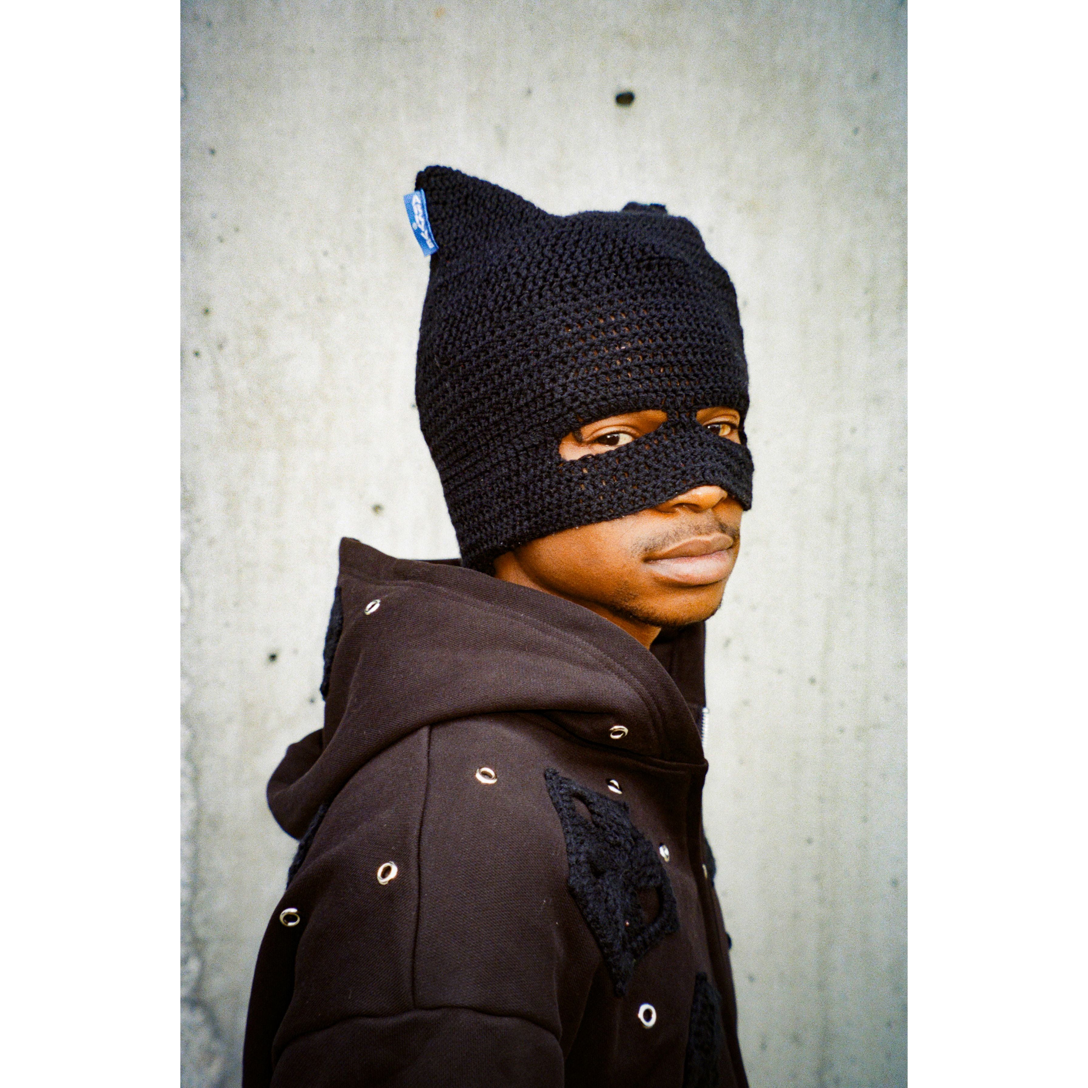 Panther Crochet Mask