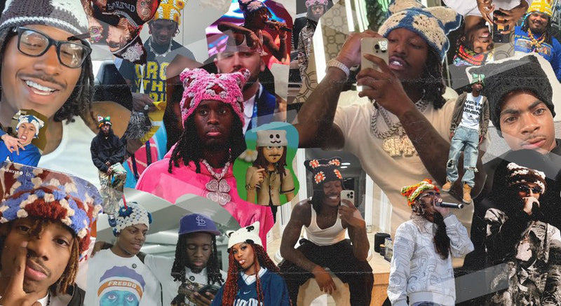 Shadow Crochet Ski Mask