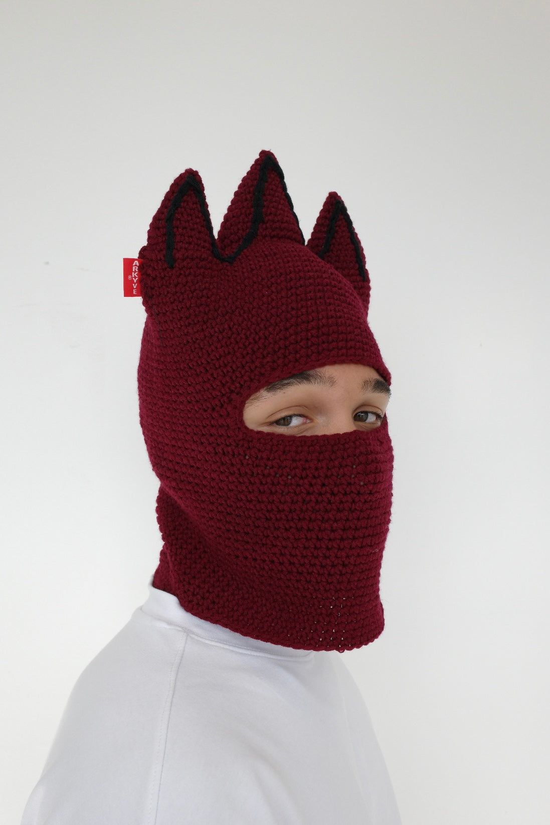 Arkyve X Basquiat Crown Mask (Red)