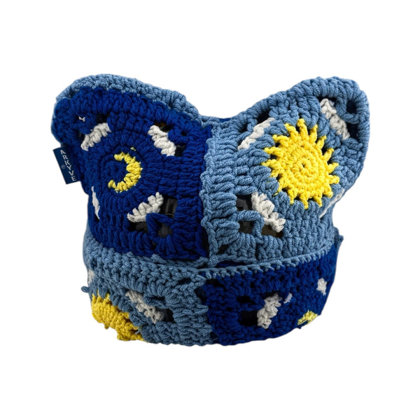 Starry Night Crochet Cat Hat