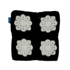 Black Snowflake Crochet Cat Hat