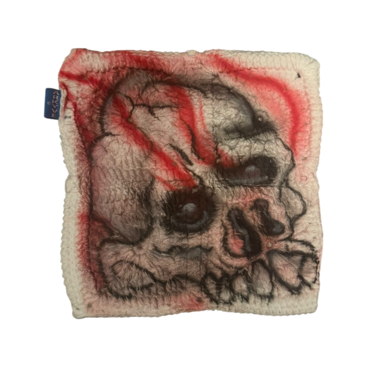 Rising Skull 1of1 Crochet Cat Hat