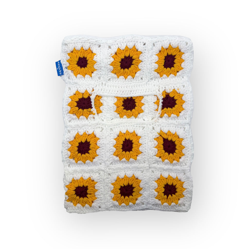 Sunflower Crochet Ski Mask
