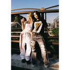 Crochet Wine Label Black Tee