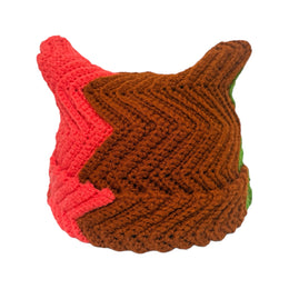 Neon Peaks Crochet Cat Hat (1of1)