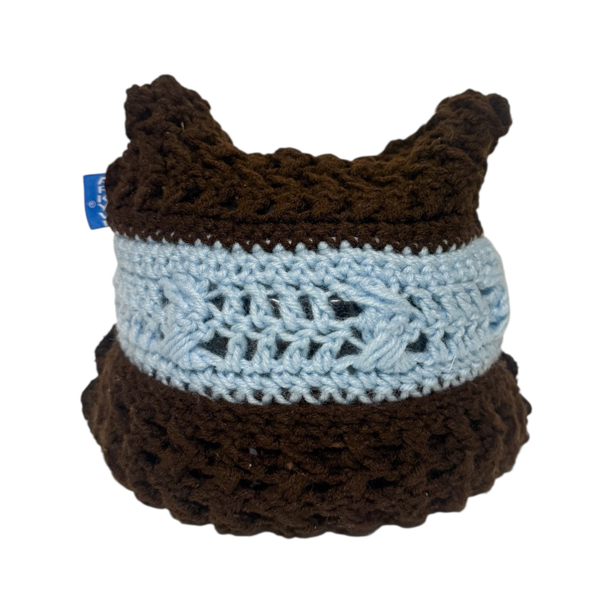 Mystery Stripe Crochet Cat Hat (1of1)
