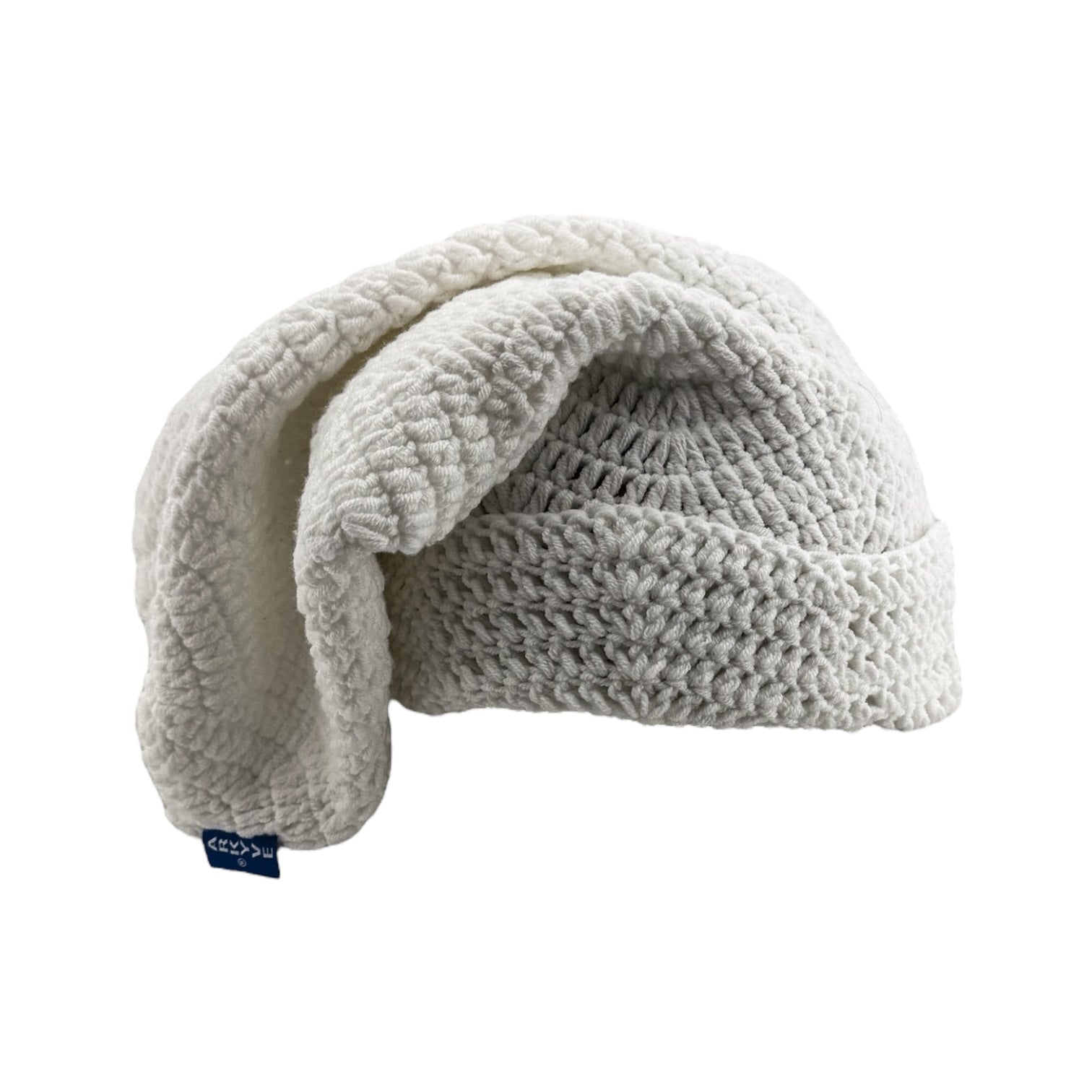 Snow Crochet Sock Hat