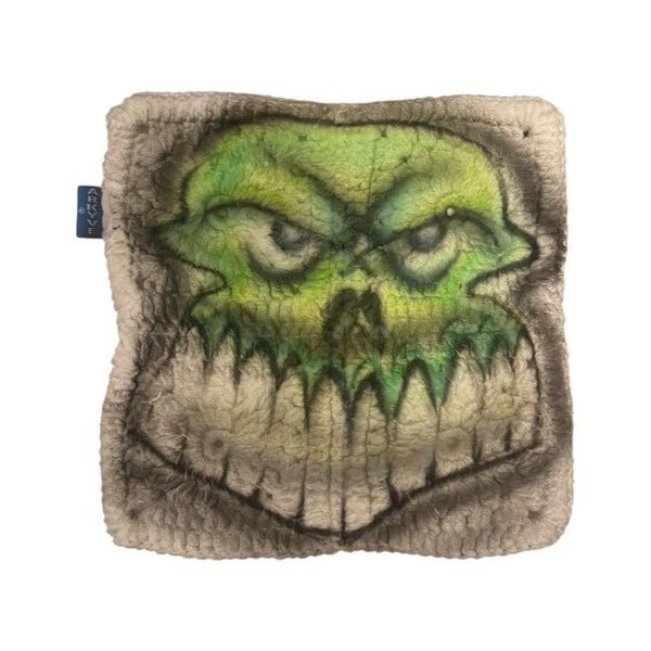 Neon Skull 1of1 Crochet Cat Hat