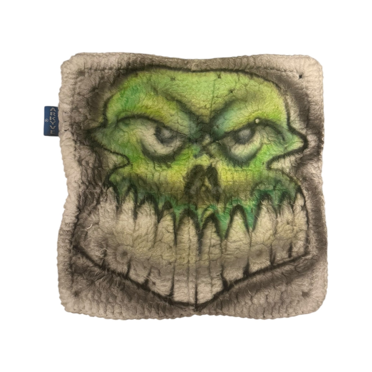 Neon Skull 1of1 Crochet Cat Hat