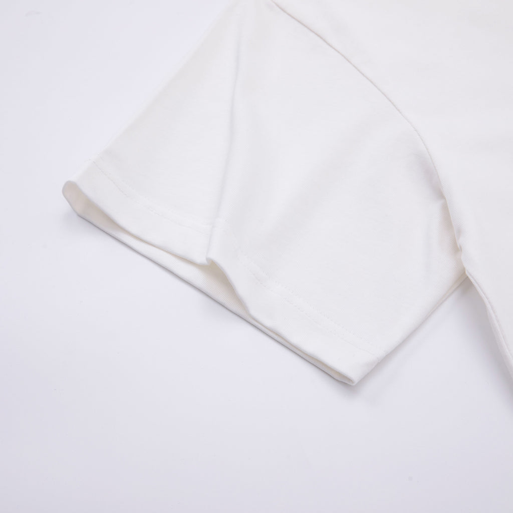 Crochet Tree Patch White Tee