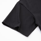 Crochet Tree Patch Black Tee