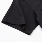 Crochet Wine Label Black Tee