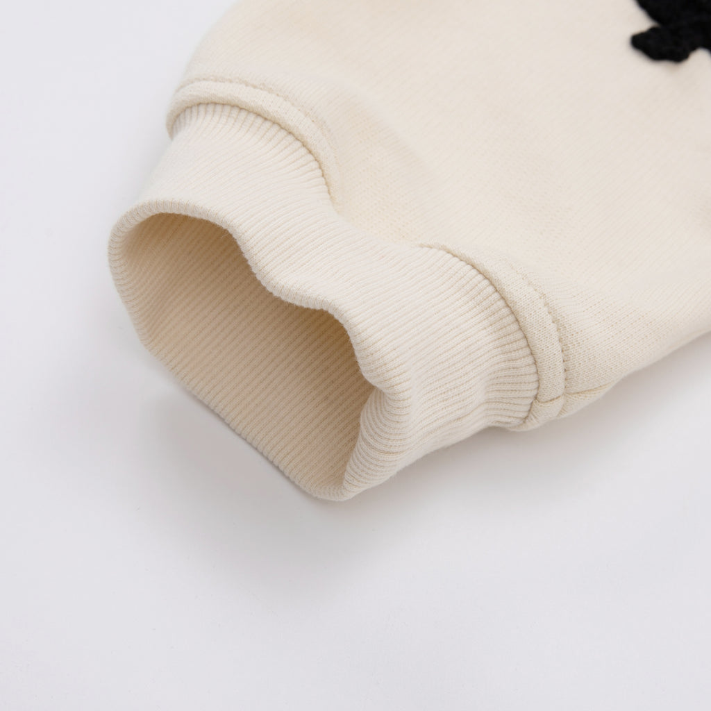 Poker Crochet Patch Sweatshirt