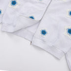 Blue Star Crochet Patch Sweatshirt