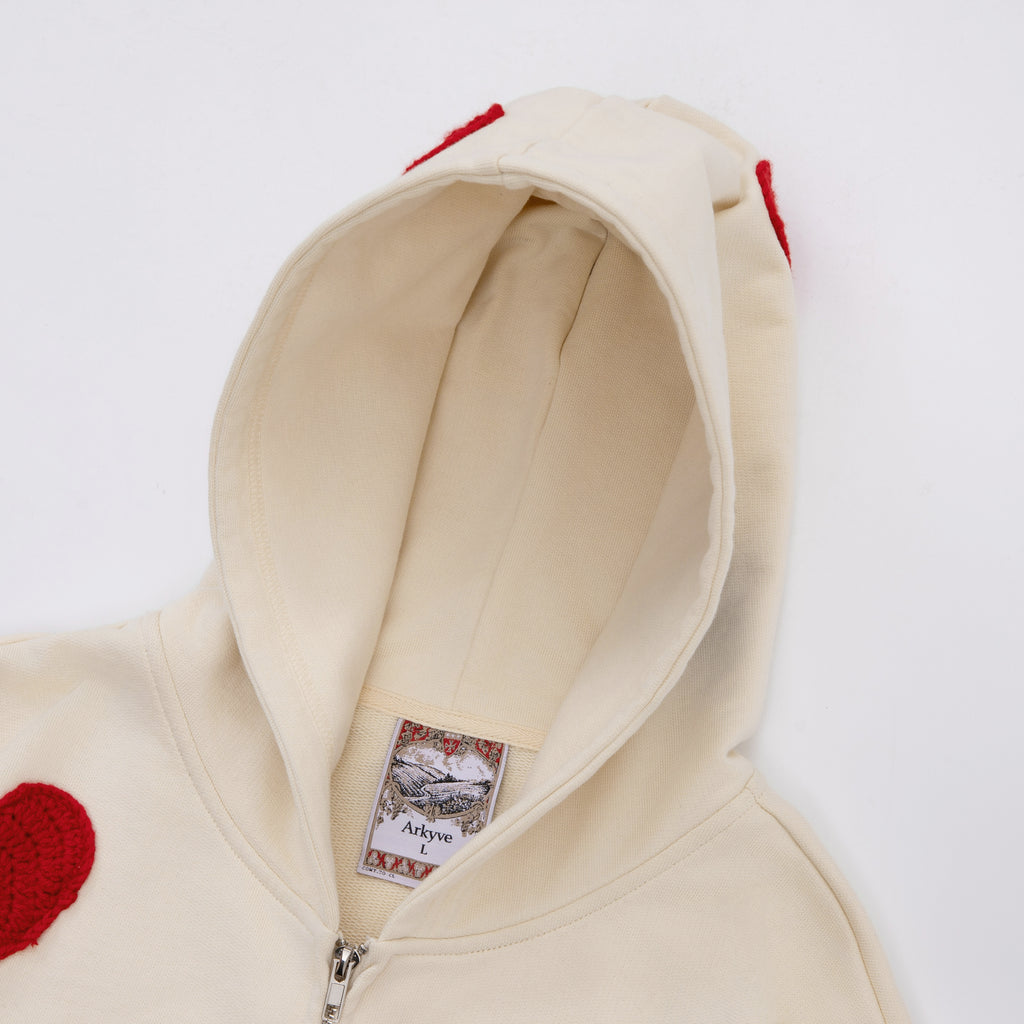 Poker Crochet Patch Sweatshirt