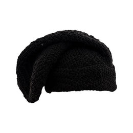 Shadow Moss Crochet Sock Hat