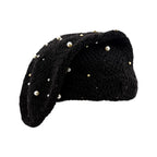 Pearl Crochet Sock Hat