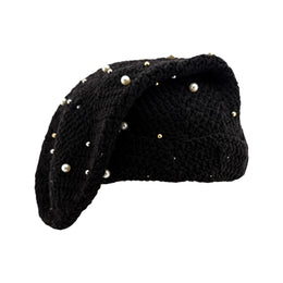 Pearl Crochet Sock Hat