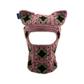 Pink Berry Crochet Ski Mask