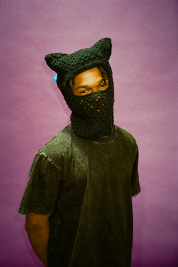 Shadow Crochet Ski Mask