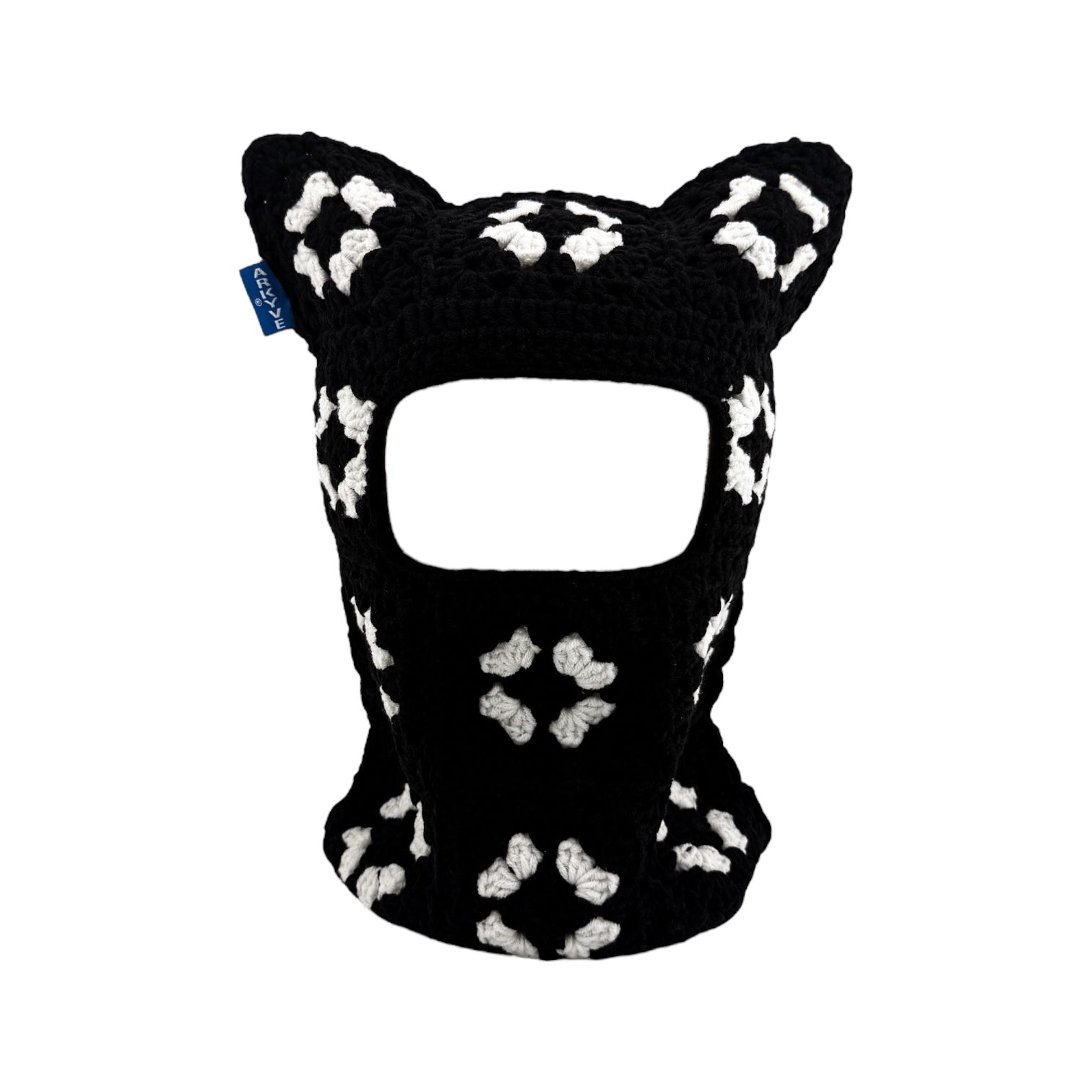 Obsidian Crochet Ski Mask