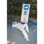 Blue Star Crochet Patch Sweatpants