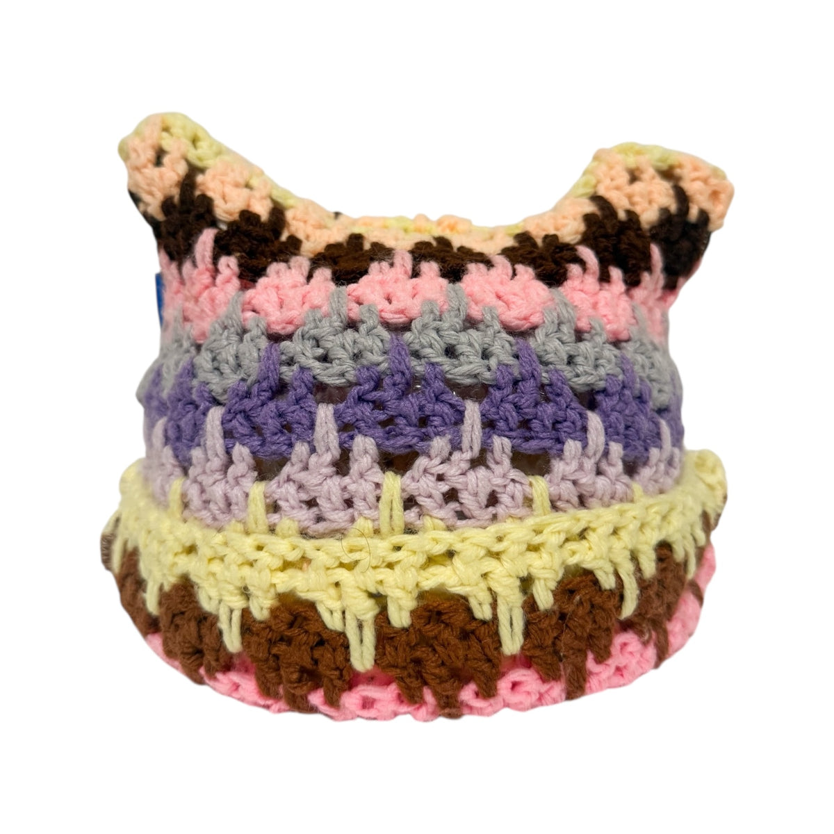 Blush Cloud Crochet Cat Hat (1of1)