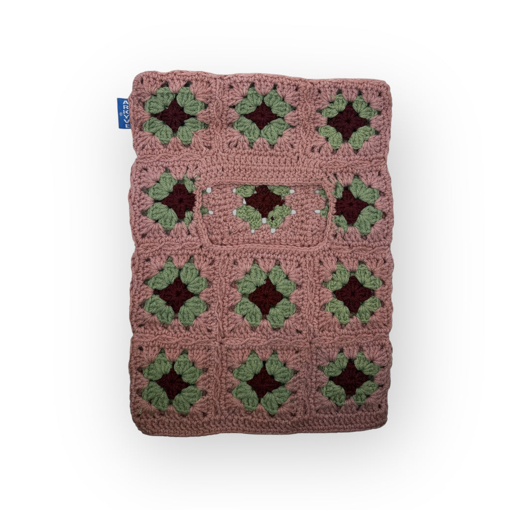 Pink Berry Crochet Ski Mask