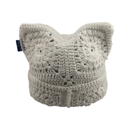 Snow Crochet Cat Hat