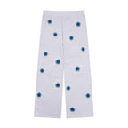 Blue Star Crochet Patch Sweatpants