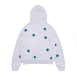 Blue Star Crochet Patch Sweatshirt