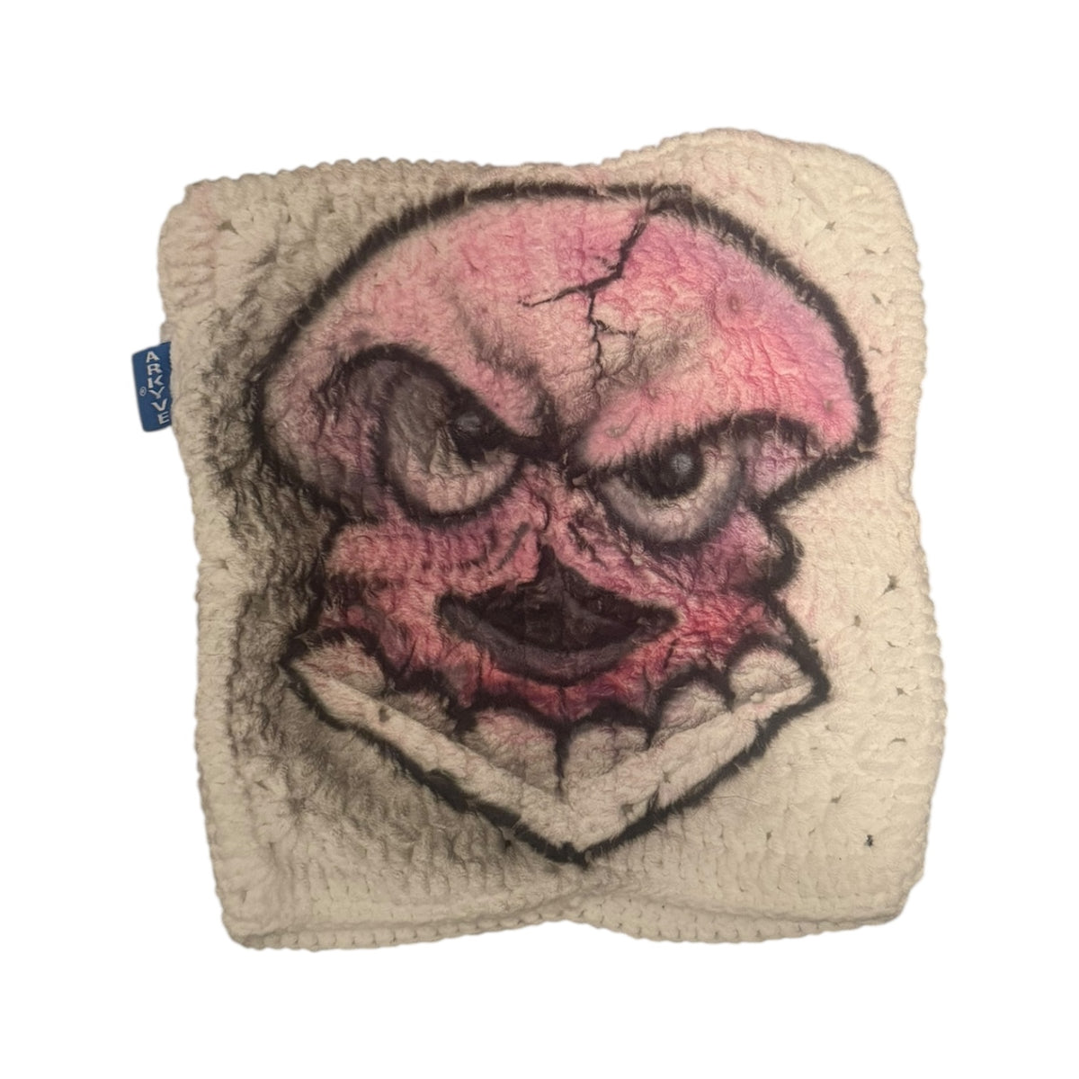 Candy Skull 1of1 Crochet Cat Hat