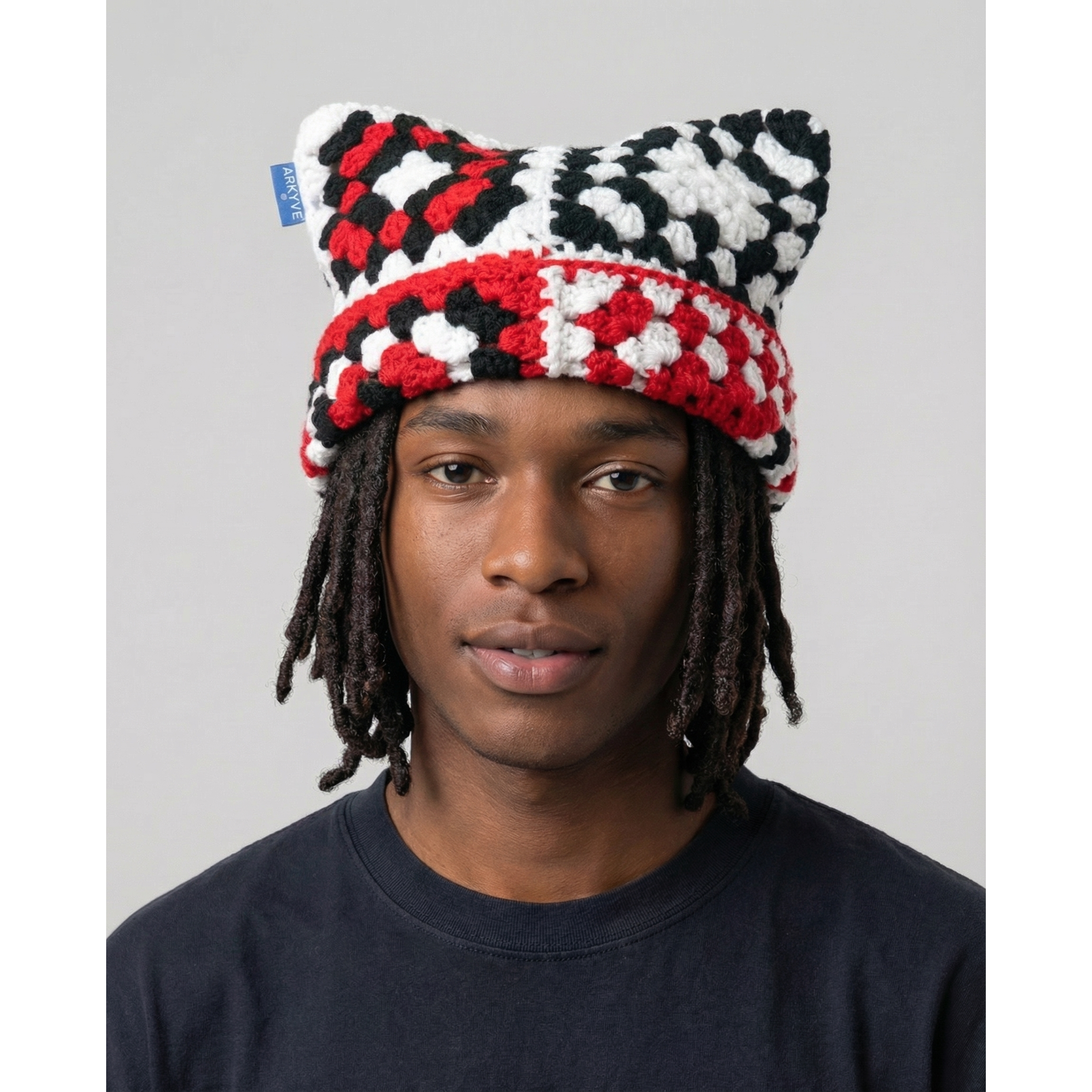 Scarlet Crochet Cat Hat