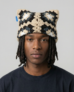 Mud Crochet Cat Hat