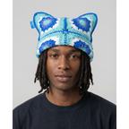 Icy Crochet Cat Hat