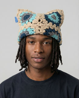 Lagoon Crochet Cat Hat