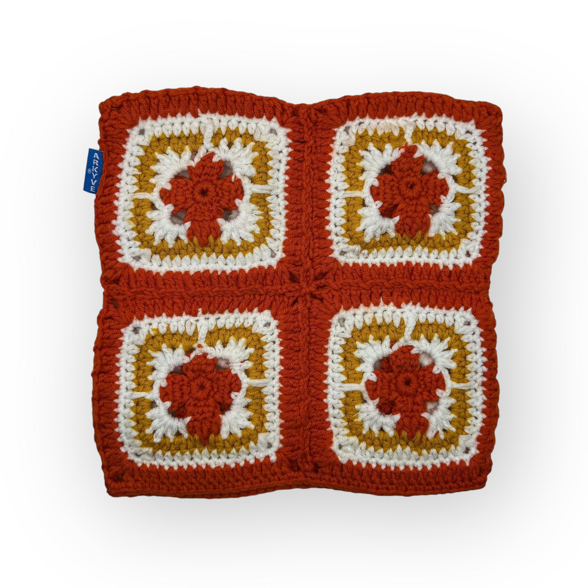 Fiery Cross Crochet Cat Hat