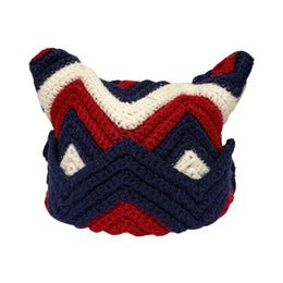 Patriot Wave Crochet Cat Hat (1of1)