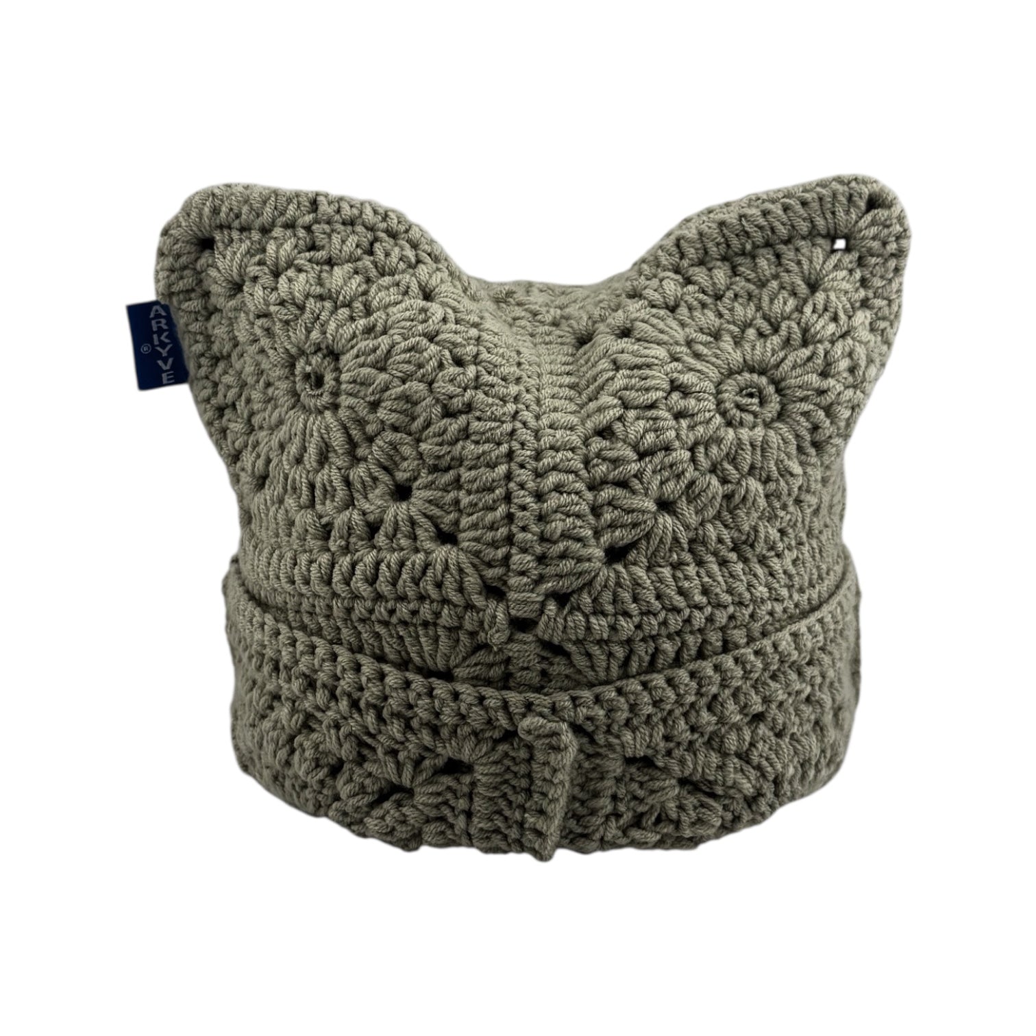 Concrete Moss Crochet Cat Hat
