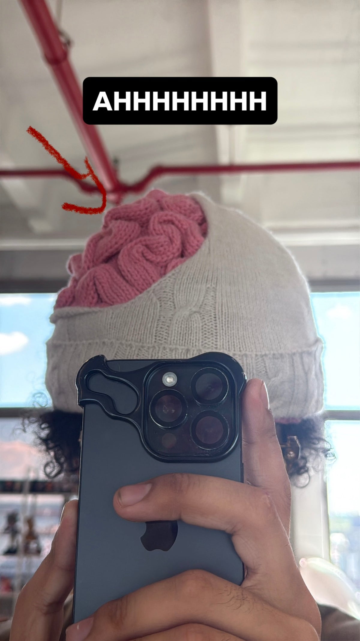 "Brainie" Crochet Beanie