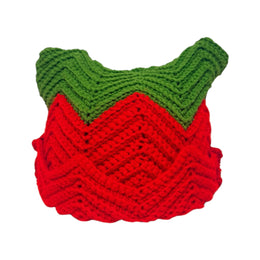 Neon Peaks Crochet Cat Hat (1of1)